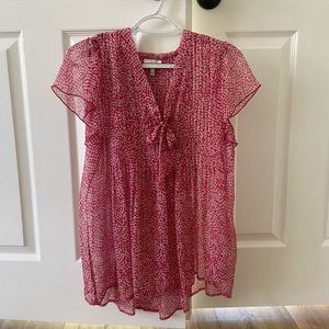 Pink Joie ruffled top